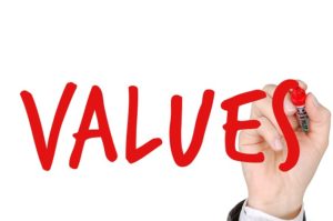valeurs les plus importantes